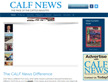 Tablet Screenshot of calfnews.net